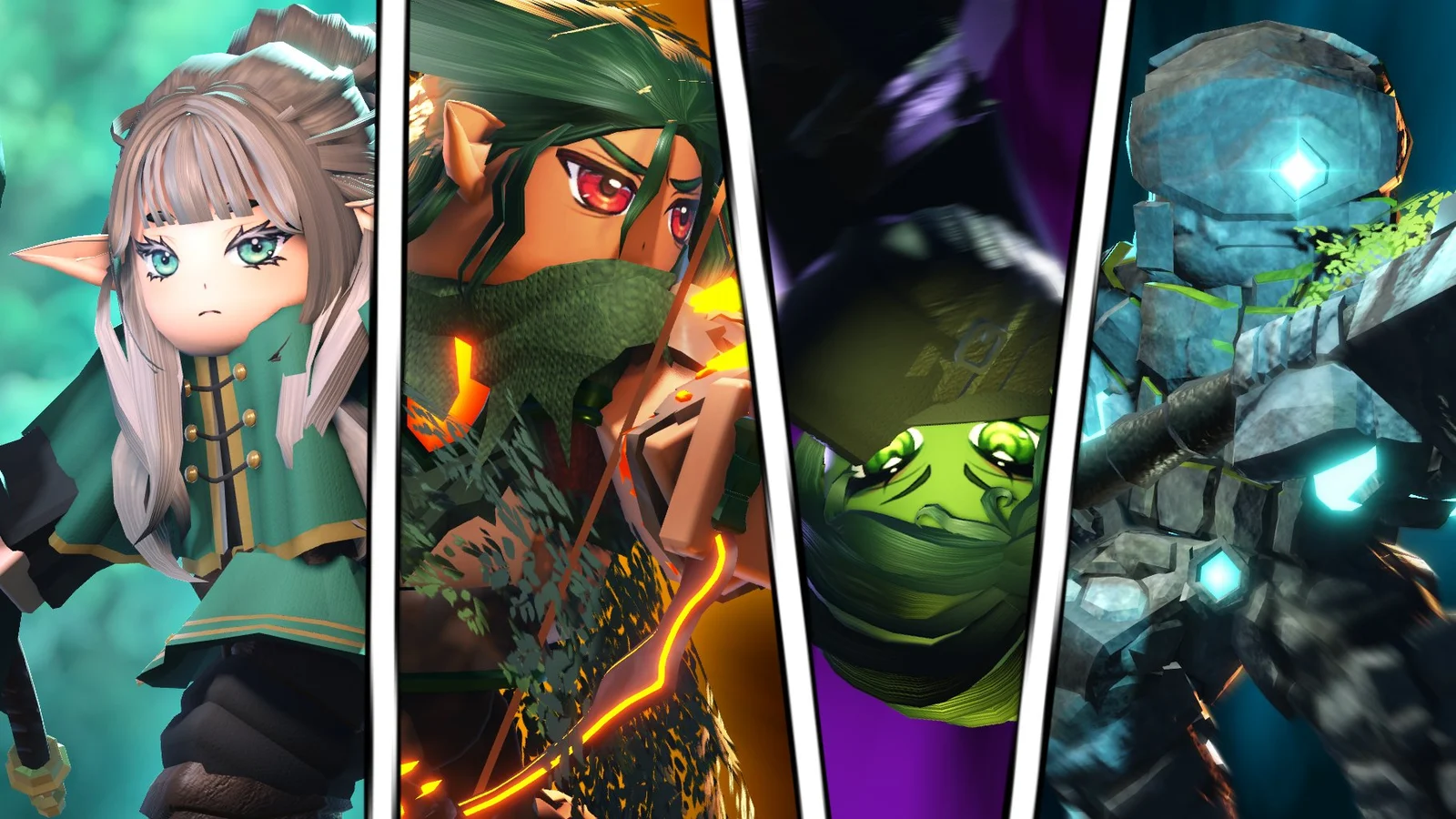 Hero roster key art with multiple units